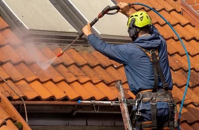 Démoussage et hydrofuge de toiture au Tholonet